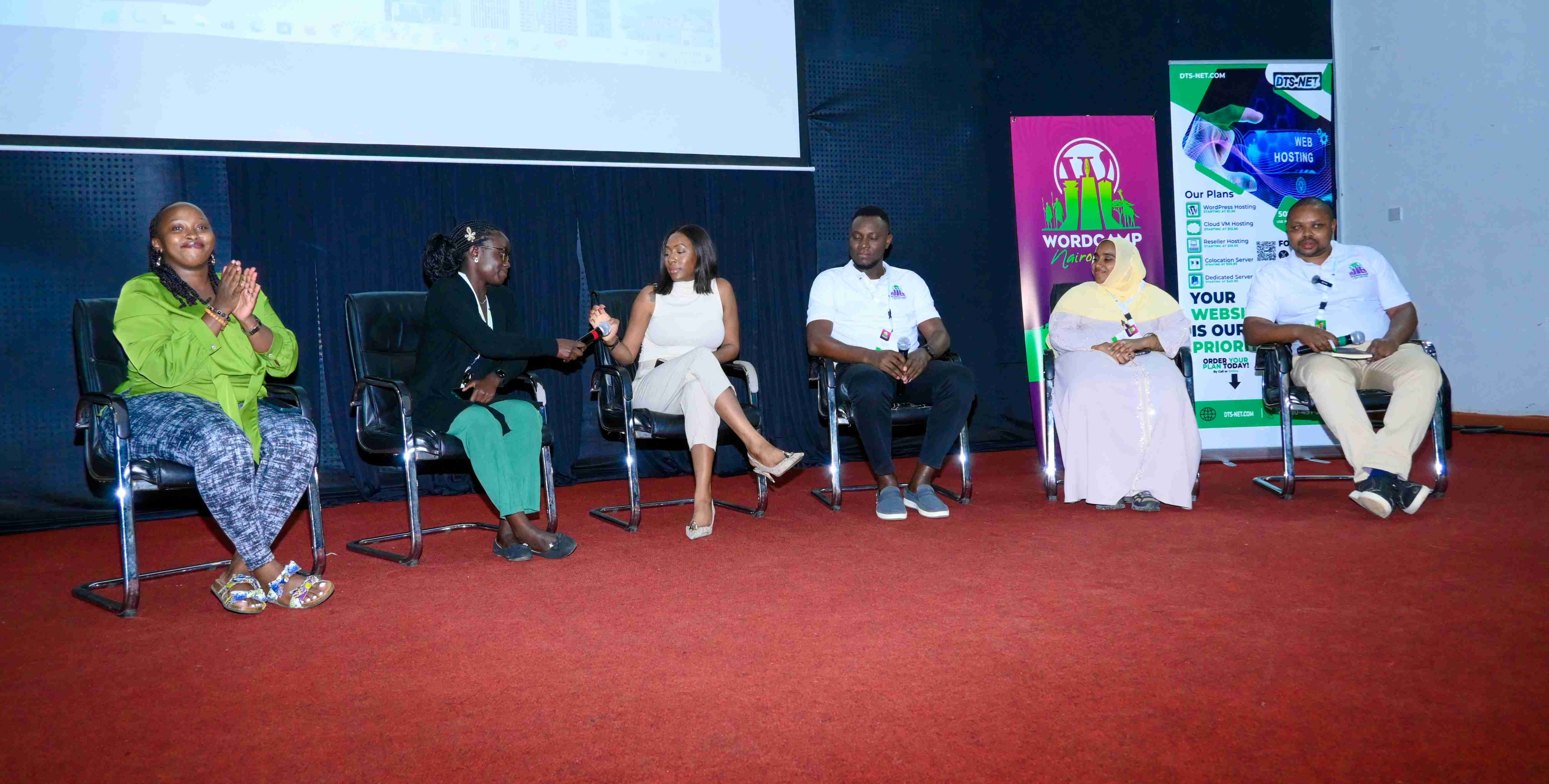 Open panel discussion at WordCamp Nairobi 2025