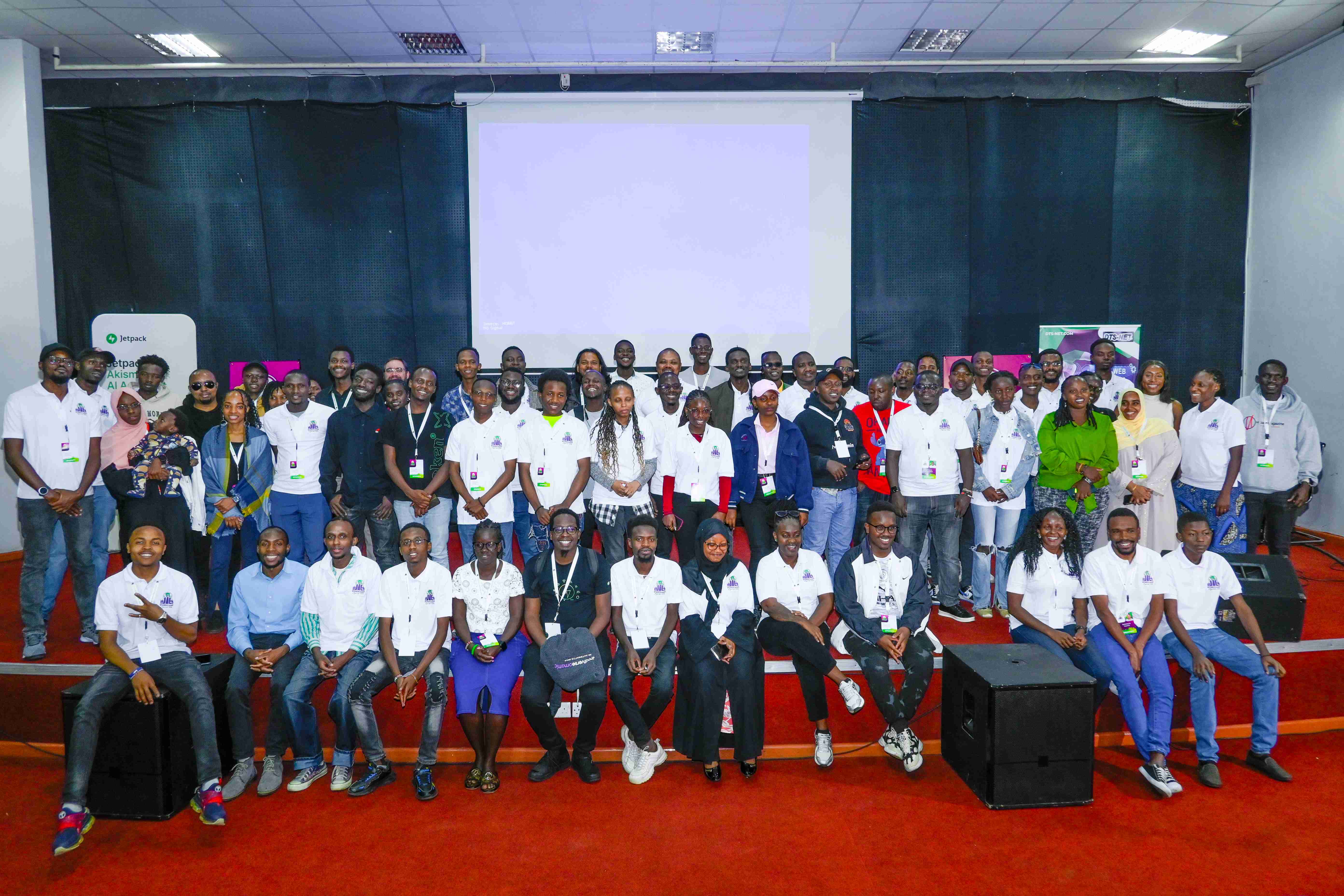 WordCamp_Nairobi_2025_Group_Photo WordCamp Nairobi 2025 group photo with attendees and organizers on stage
